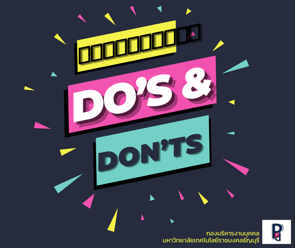 Do’s & Don’ts